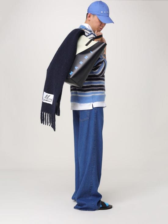 25FW 마르니 폴로 티셔츠 POMU0037X0UTC406 00W01 White - MARNI