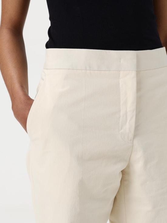 25FW 질샌더 팬츠 J01KA0181J45286 740 White - JIL SANDER