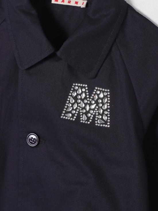 25SS [키즈] 마르니 캐주얼 자켓 M01300M00UV 0M803 Blue - MARNI