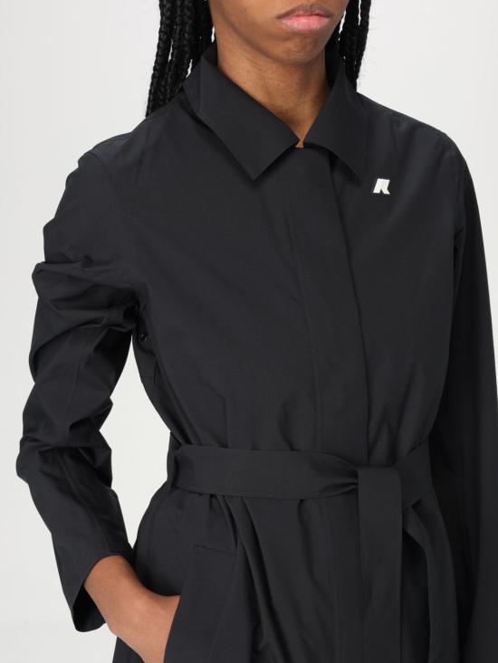 25FW 까웨 트렌치 코트 K61337W USY Black - K-WAY