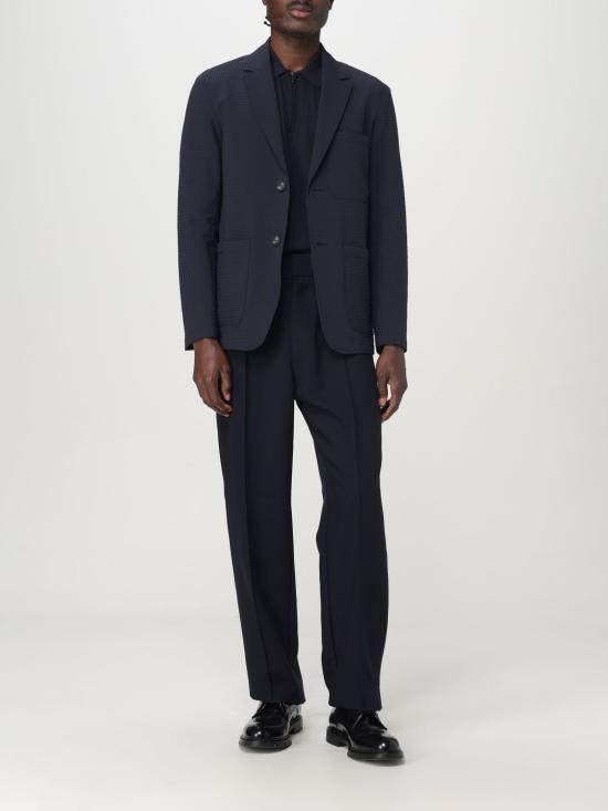 25FW 엠포리오 아르마니 폴로 티셔츠 EM000680AF13907 UB118 Blue - EMPORIO ARMANI