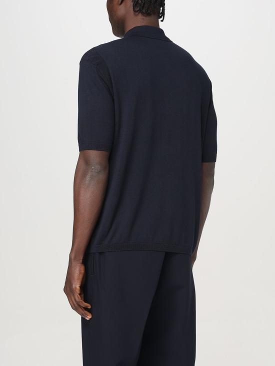 25FW 엠포리오 아르마니 폴로 티셔츠 EM000680AF13907 UB118 Blue - EMPORIO ARMANI