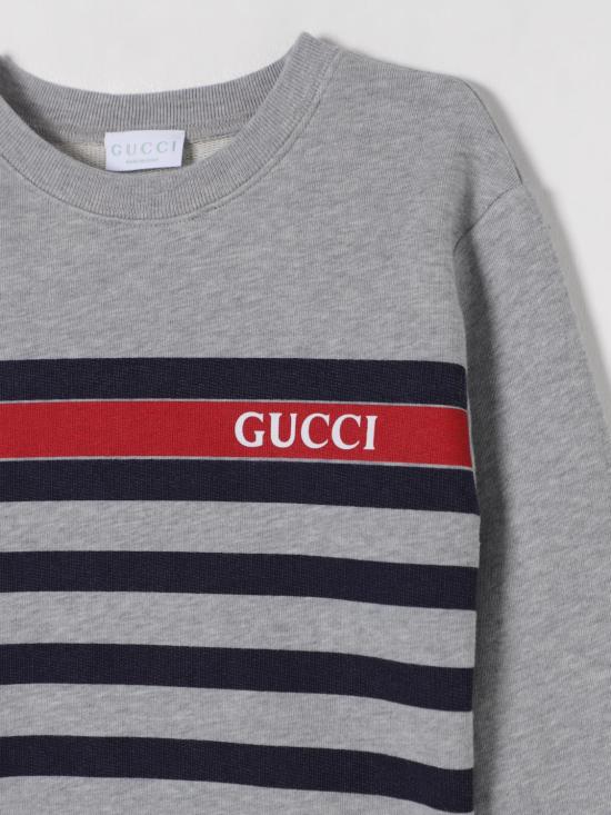 25SS [키즈] 구찌 티셔츠 569693XJG0J 1151 Grey - GUCCI