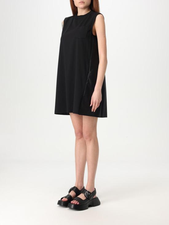 25FW 사카이 숏 원피스 2507768 001 Black - SACAI