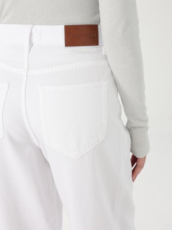 25FW 핑코 데님 팬츠 103857A2H6 Z04 White - PINKO