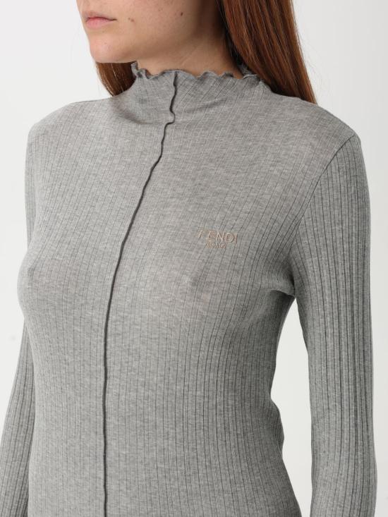 25SS 펜디 터틀넥 FS9712ASMJ F1RX3 Grey - FENDI