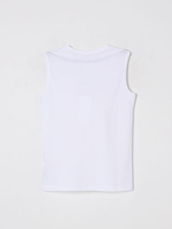 25FW [키즈] MM6 메종마르지엘라 티셔츠 M60575MM009 M6100 White - MM6 MAISON MARGIELA