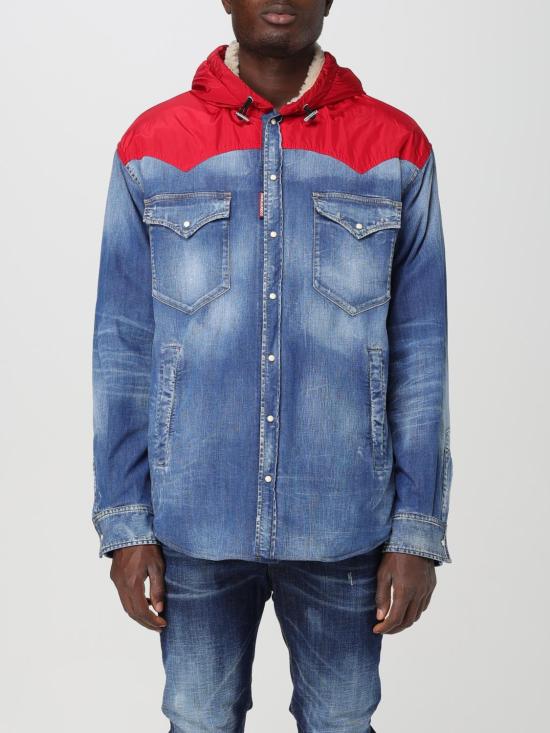 24FW 디스퀘어드2 데님 자켓 S74DM0854S30341 470 Denim