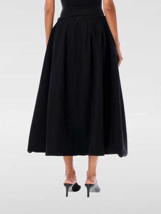 24FW 파투 롱 스커트 SK0670003 999B Black - PATOU