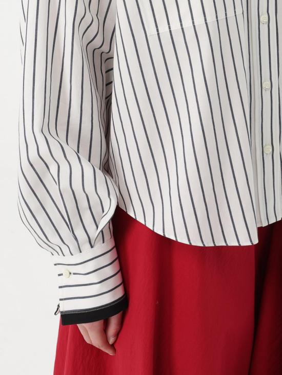 25FW 브루넬로 쿠치넬리 블라우스 MA783RD606 C011 Blue - BRUNELLO CUCINELLI