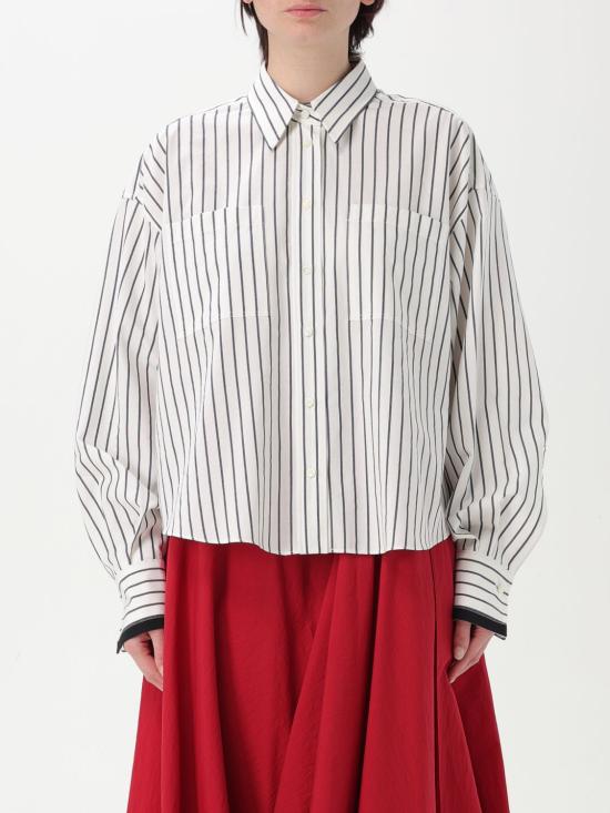 25FW 브루넬로 쿠치넬리 블라우스 MA783RD606 C011 Blue