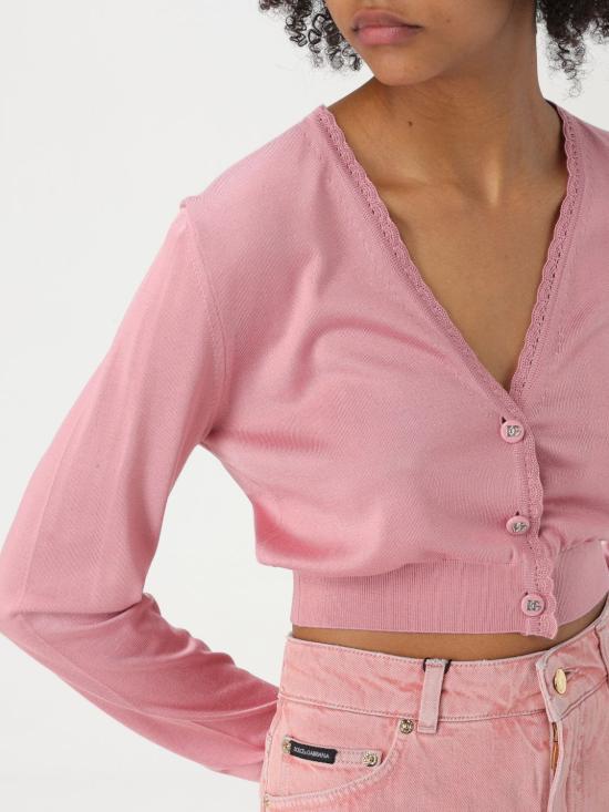 25FW 돌체앤가바나 가디건 FXV84TJBSLJ F0473 Pink - DOLCE & GABBANA