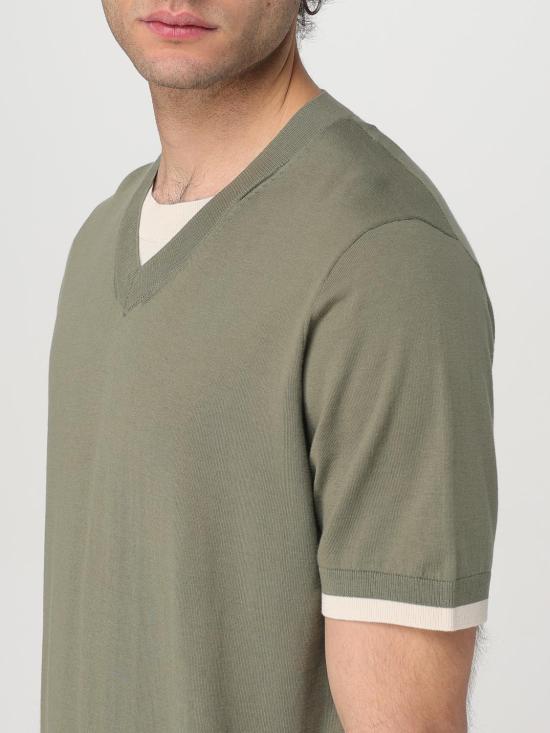 25SS 파올로페코라 반팔 티셔츠 A005F100 5577 Green - PAOLO PECORA