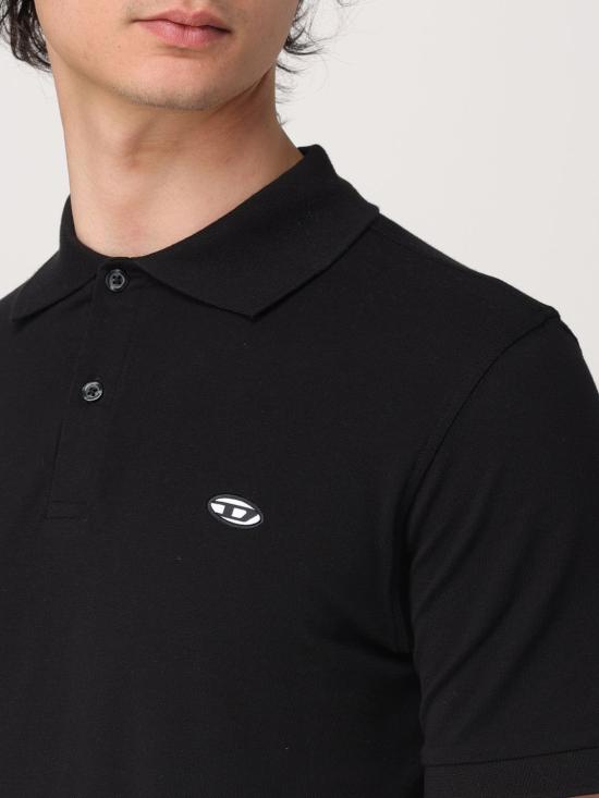 25FW 디젤 폴로 티셔츠 A150570AIJR 9XX Black - DIESEL