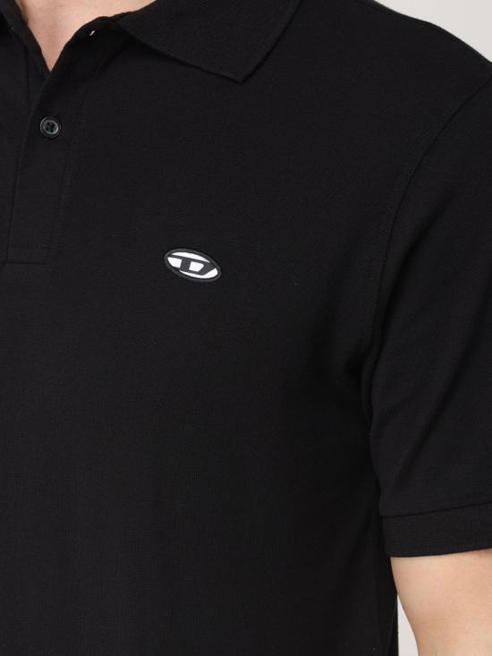 25FW 디젤 폴로 티셔츠 A150570AIJR 9XX Black - DIESEL