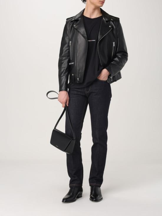 25SS 생로랑 숄더백 8210032R20E 1000 Black - SAINT LAURENT