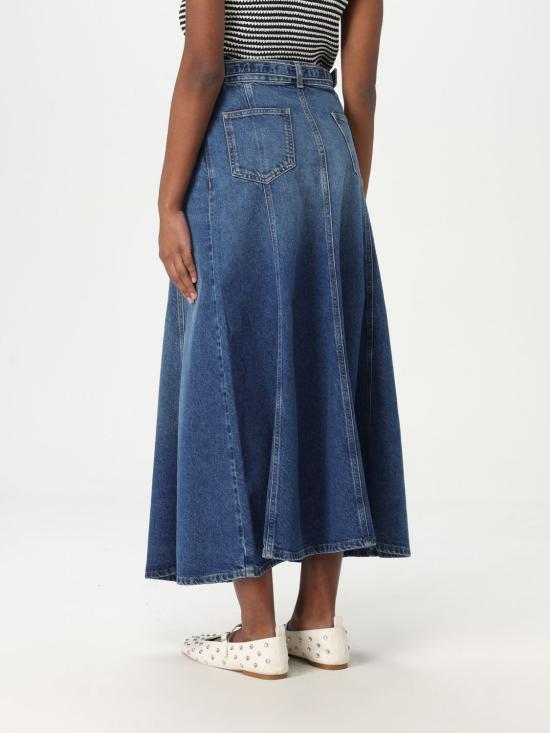 25FW 트윈셋 데님 스커트 251TP2570 01611 Denim - TWINSET