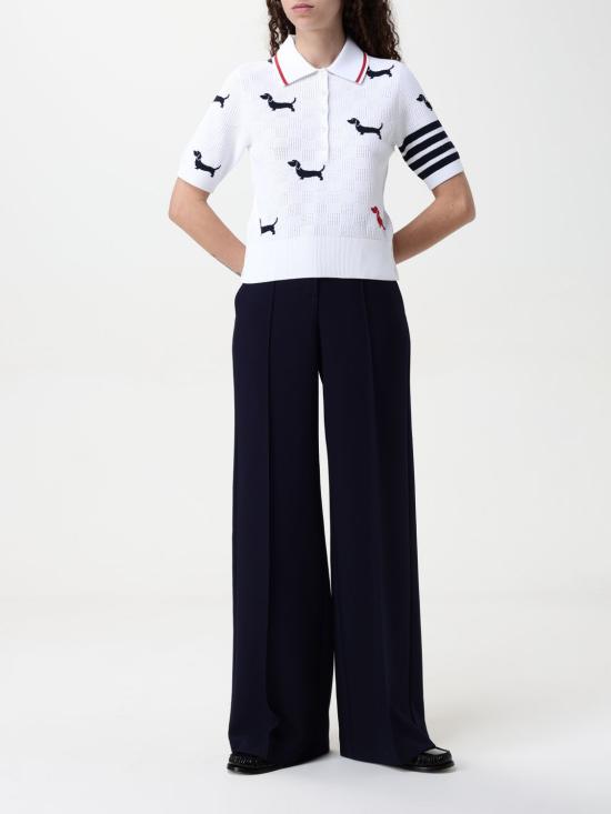 25SS 톰브라운 반팔 티셔츠 FKP115BY5502 100 White - THOM BROWNE