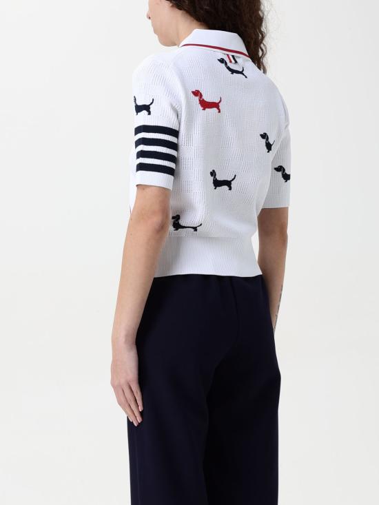 25SS 톰브라운 반팔 티셔츠 FKP115BY5502 100 White - THOM BROWNE