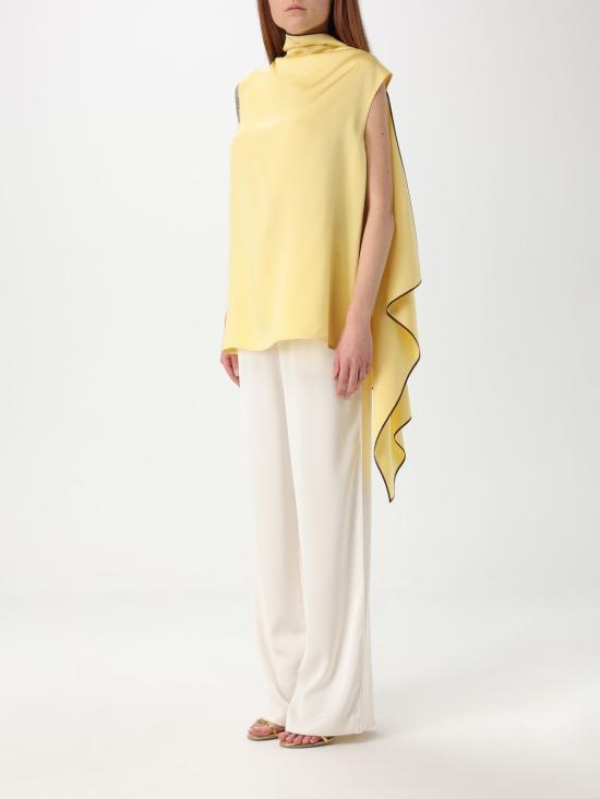 25FW 스텔라 맥카트니 민소매 티셔츠 6T02253FU302 7150 Yellow - STELLA MCCARTNEY