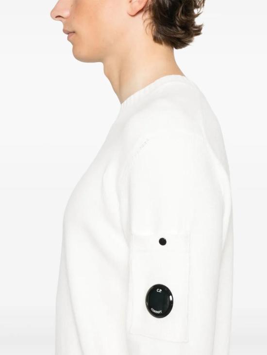  씨피 컴퍼니 긴팔 티셔츠 18CMKN068A005687G white - C.P. COMPANY