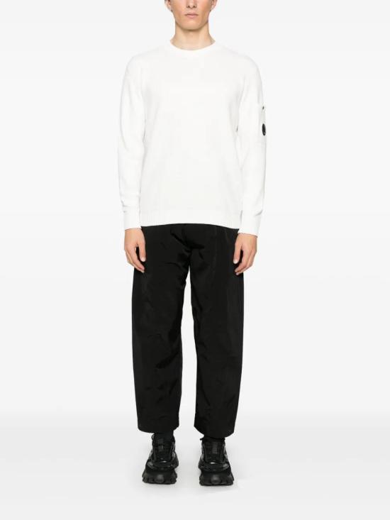  씨피 컴퍼니 긴팔 티셔츠 18CMKN068A005687G white - C.P. COMPANY