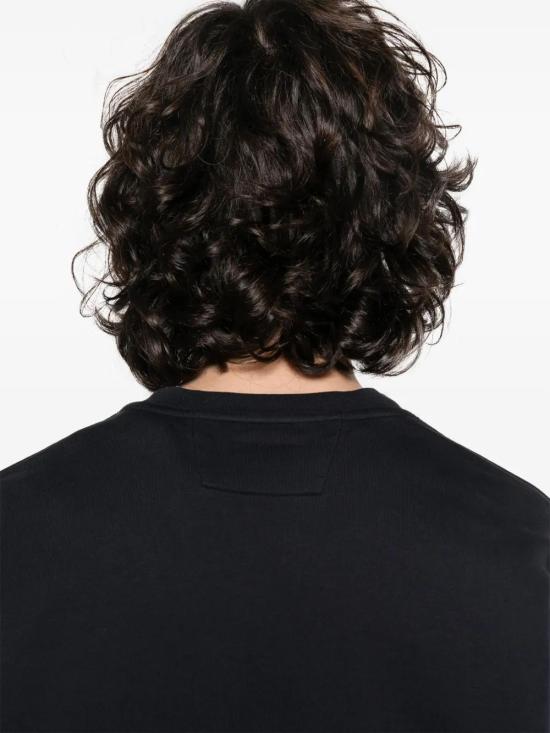  씨피 컴퍼니 긴팔 티셔츠 18CMSS098B110044G midnight blue - C.P. COMPANY