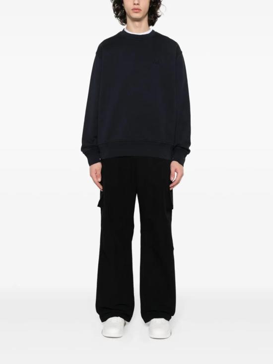  씨피 컴퍼니 긴팔 티셔츠 18CMSS098B110044G midnight blue - C.P. COMPANY