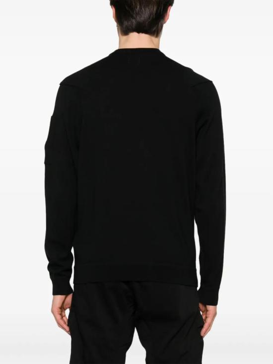  씨피 컴퍼니 스웨터 18CMKN026A004037A black - C.P. COMPANY