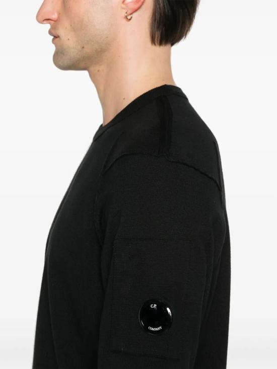  씨피 컴퍼니 스웨터 18CMKN026A004037A black - C.P. COMPANY