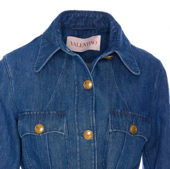 25SS 발렌티노 가라바니 데님 셔츠 DC03J94C558 BLUE - VALENTINO GARAVANI