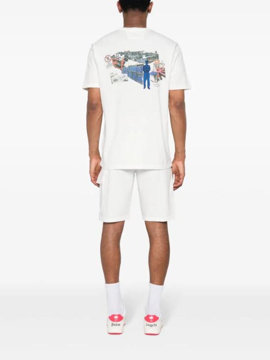  씨피 컴퍼니 반팔 티셔츠 16CMTS289A005431G white - C.P. COMPANY