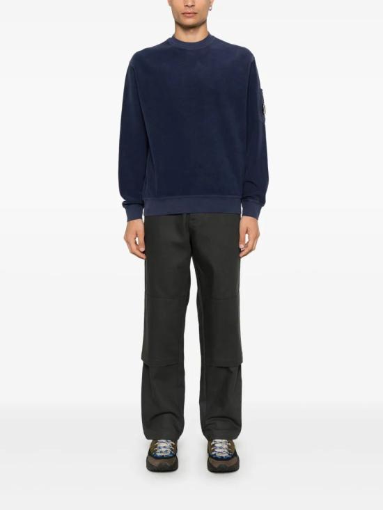  씨피 컴퍼니 긴팔 티셔츠 17CMSS285A006614G navy - C.P. COMPANY