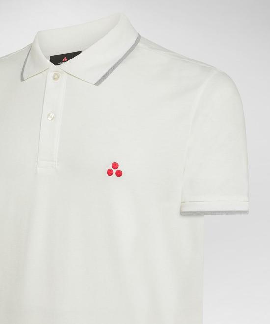 25SS 페트레이 폴로 티셔츠 PEU5468 99011991 730 Papiro - PEUTEREY