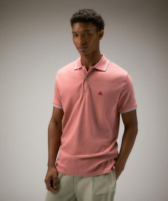 25SS 페트레이 폴로 티셔츠 PEU5468 99011991 460 Terracotta - PEUTEREY