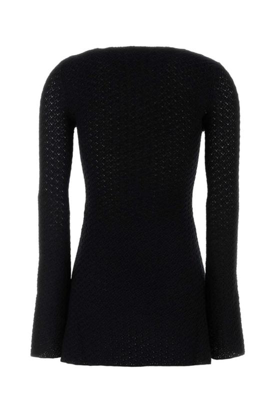 25SS 생로랑 숏 원피스 817608Y76YE 1000 Black - SAINT LAURENT