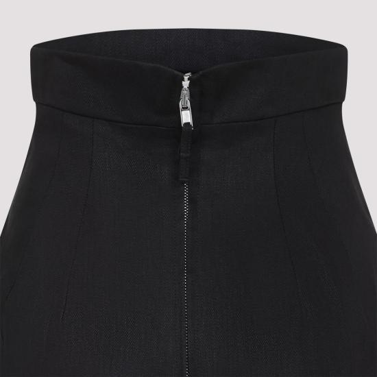 25SS 릭 오웬스 롱 스커트 RO01E7375 TWL 09 Black - RICK OWENS