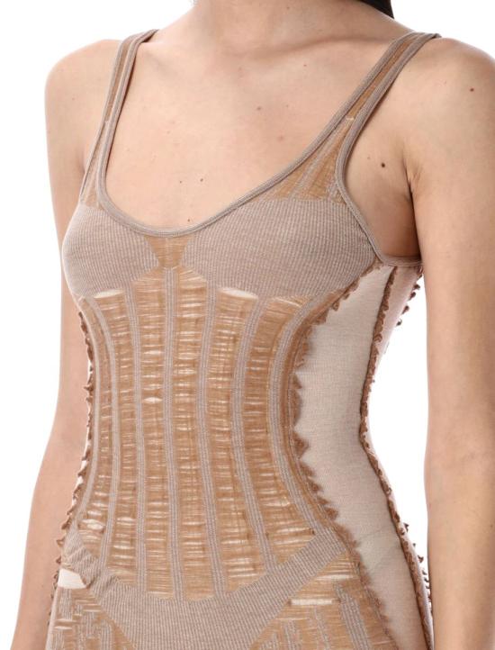 25SS 디젤 숏 원피스 25PA192150BJBI 33S Beige - DIESEL