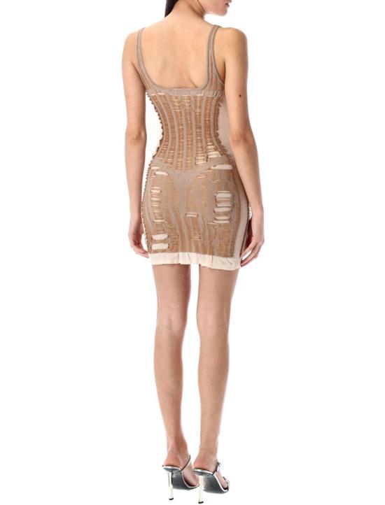 25SS 디젤 숏 원피스 25PA192150BJBI 33S Beige - DIESEL