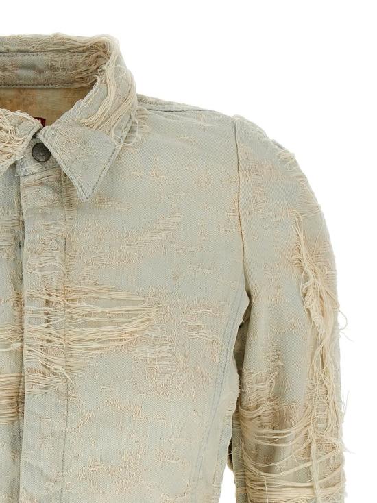 25SS 디젤 셔츠 A1906109M4001 WHITE - DIESEL