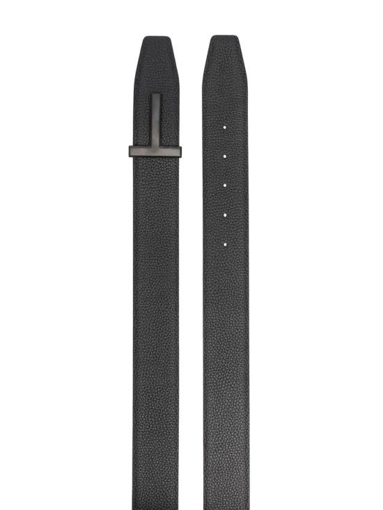  톰포드 가죽 벨트 TB178LCL236L black - TOMFORD