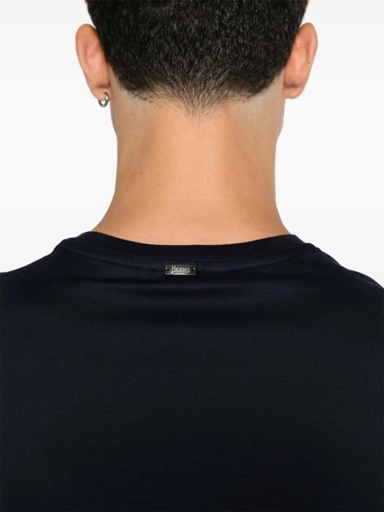  에르노 반팔 티셔츠 JG000223U520889200 navy - HERNO