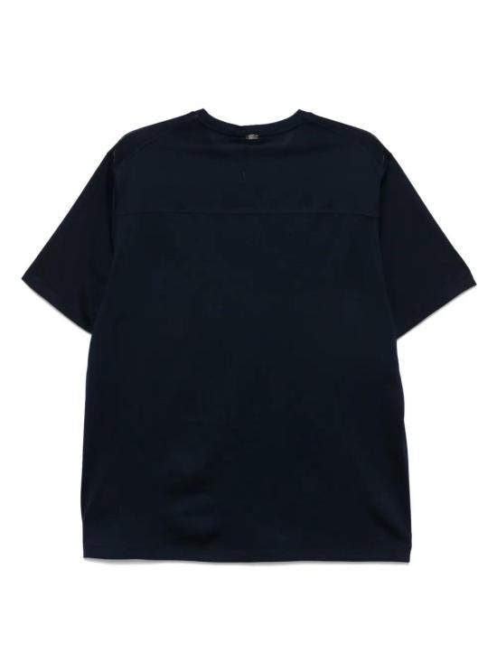  에르노 반팔 티셔츠 JG000219U52016 blue olive - HERNO