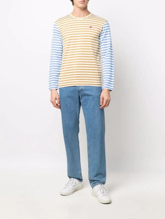  꼼데가르송 긴팔 티셔츠 P1T318051 blue - COMME DES GARCONS