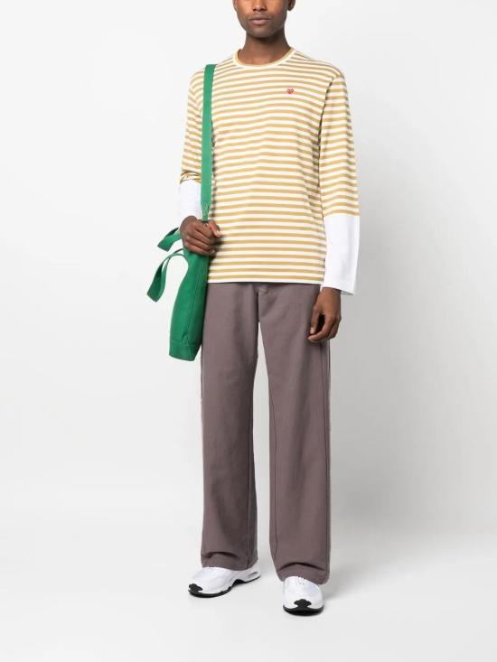  꼼데가르송 긴팔 티셔츠 P1T320 yellow - COMME DES GARCONS