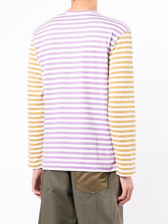  꼼데가르송 긴팔 티셔츠 P1T318 purple olive - COMME DES GARCONS