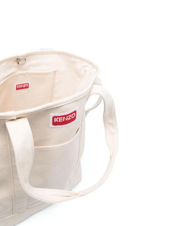  겐조 토트백 FD65SA901F35 ecru - KENZO