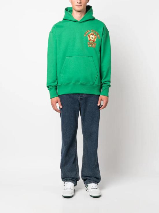  겐조 후드 티셔츠 FD65SW0864ME green - KENZO