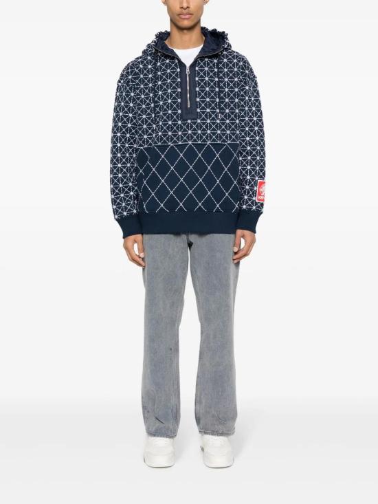  겐조 후드 티셔츠 FD65SW0654MB navy - KENZO