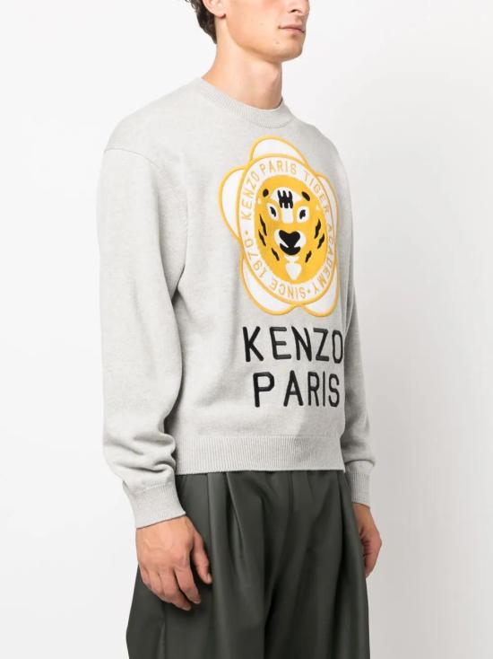  겐조 스웨터 FD65PU4293BB grey - KENZO